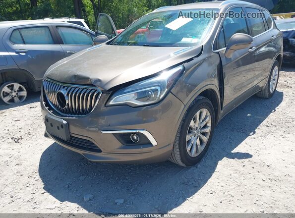 LRBFXDSA7HD092665 2017 BUICK ENVISION Brown წინა ხედი