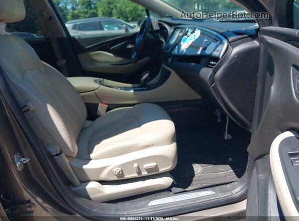 LRBFXDSA7HD092665 2017 BUICK ENVISION Brown წინა სალონის ხედი