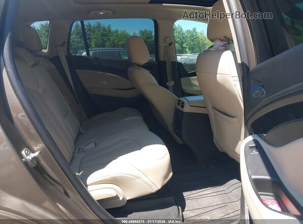LRBFXDSA7HD092665 2017 BUICK ENVISION Brown VIN კოდის სტიკერის ხედი