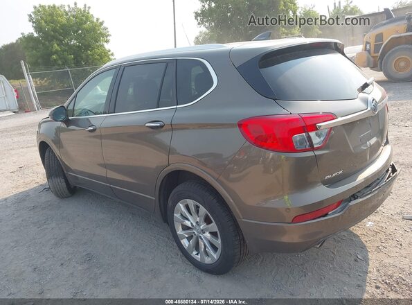 LRBFXDSA7HD162763 2017 BUICK ENVISION Gray Trasero izquierdo