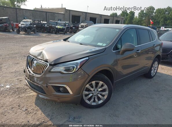 LRBFXDSA7HD162763 2017 BUICK ENVISION Gray Vista tres cuartos delantera izquierda