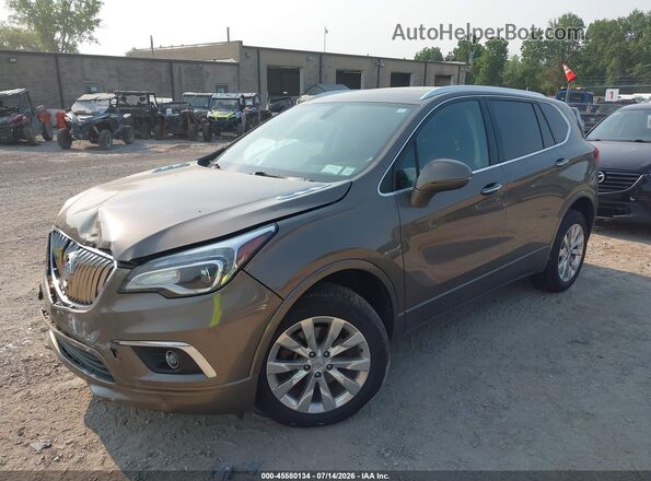 LRBFXDSA7HD162763 2017 BUICK ENVISION Gray Vista frontal