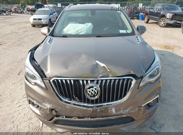 LRBFXDSA7HD162763 2017 BUICK ENVISION Gray Vista del cuadro de instrumentos