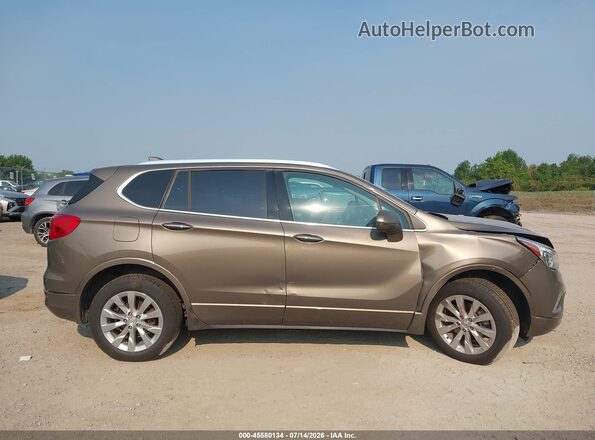 LRBFXDSA7HD162763 2017 BUICK ENVISION Gray Vista interior trasera
