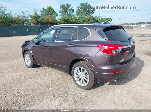 LRBFXDSA8HD199966 2017 BUICK ENVISION Burgundy Tył lewy