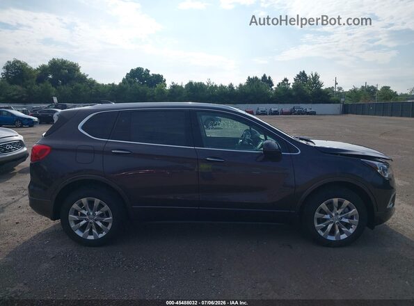 LRBFXDSA8HD199966 2017 BUICK ENVISION Burgundy Widok wnętrza z tyłu