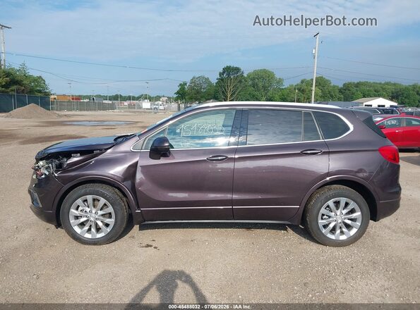 LRBFXDSA8HD199966 2017 BUICK ENVISION Burgundy Widok wnętrza 360 stopni