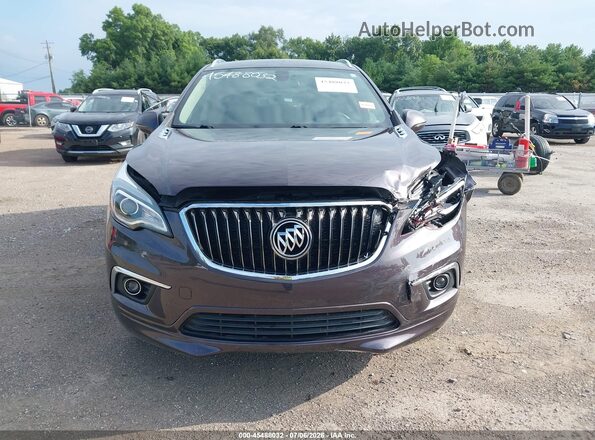 LRBFXDSA8HD199966 2017 BUICK ENVISION Burgundy Widok zestawu wskaźników