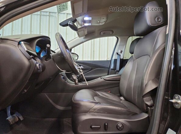 LRBFXDSA9HD080243 2017 BUICK ENVISION Black Vista interior delantera