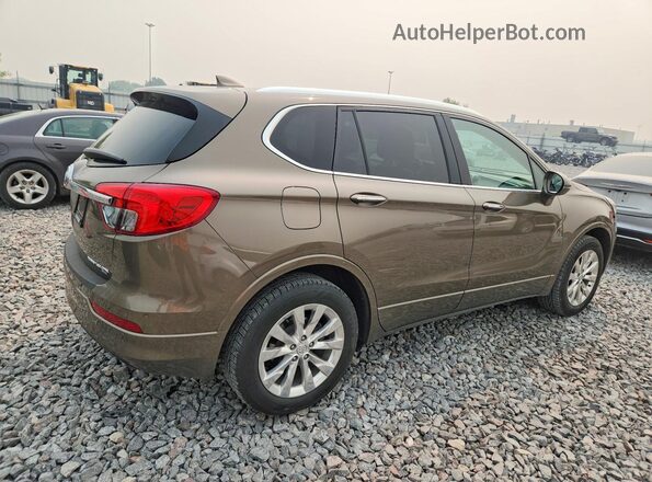 LRBFXDSA9HD095552 2017 BUICK ENVISION Brown Задня права чверть