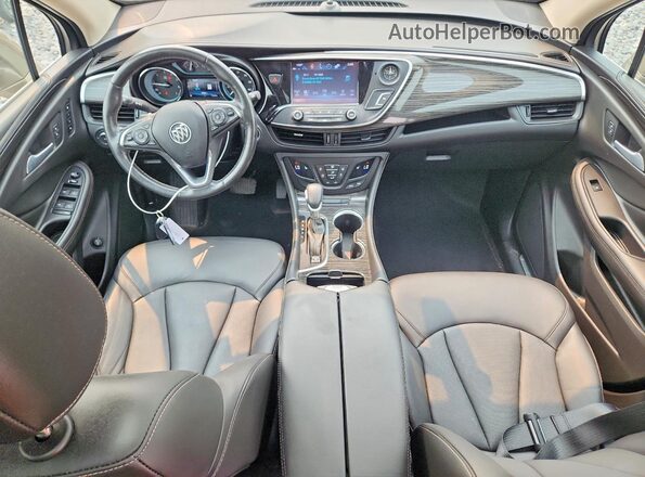 LRBFXDSA9HD095552 2017 BUICK ENVISION Brown Вид панелі приладів