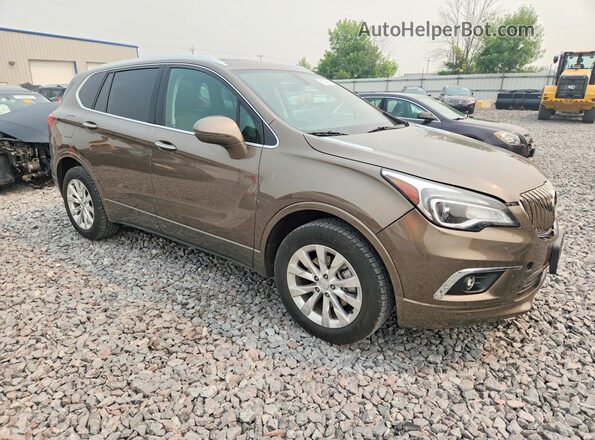 LRBFXDSA9HD095552 2017 BUICK ENVISION Brown Передня права чверть