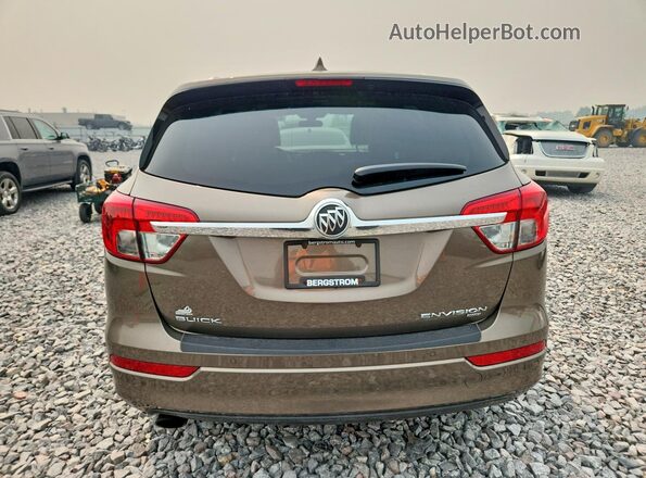 LRBFXDSA9HD095552 2017 BUICK ENVISION Brown Вид ззаду