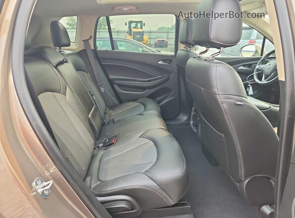 LRBFXDSA9HD095552 2017 BUICK ENVISION Brown Вид задньої частини салону