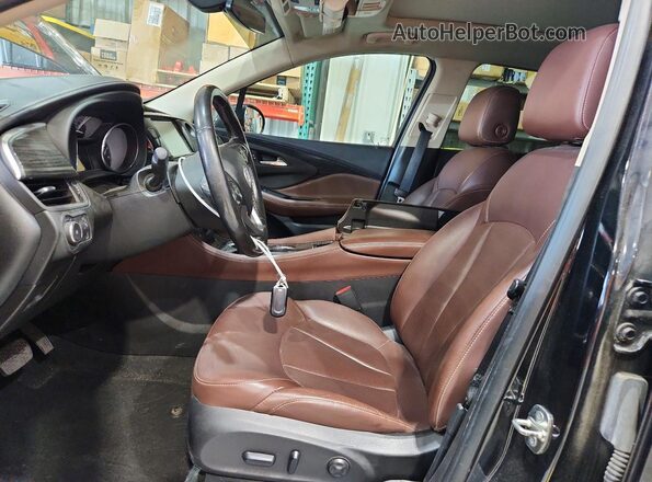 LRBFXDSAXHD153569 2017 BUICK ENVISION Black Widok wnętrza z przodu