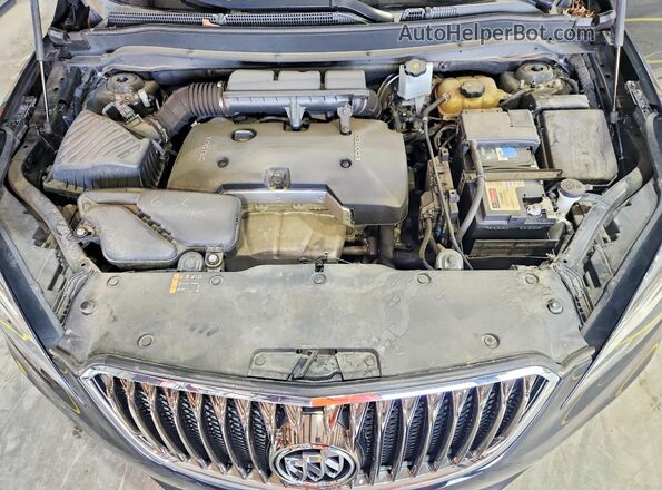 LRBFXDSAXHD153569 2017 BUICK ENVISION Black Widok komory silnika