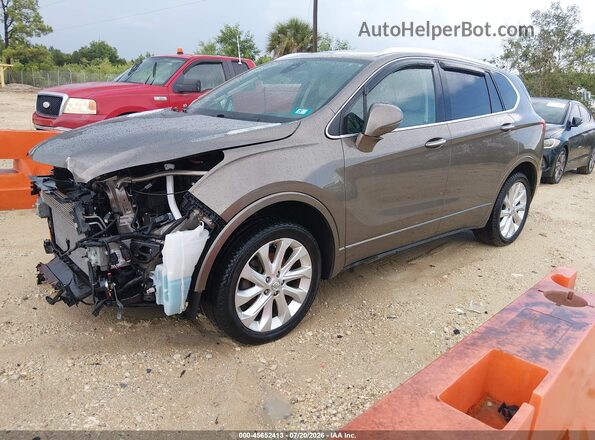 LRBFXESX1GD216633 2016 BUICK ENVISION Brown წინა მარცხენა ხედი სამი მეოთხედიდან