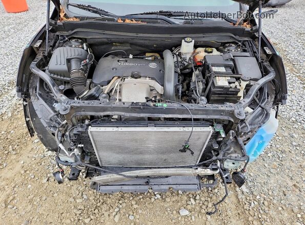 LRBFXESX2GD172299 2016 BUICK ENVISION Black Vista del compartimento del motor