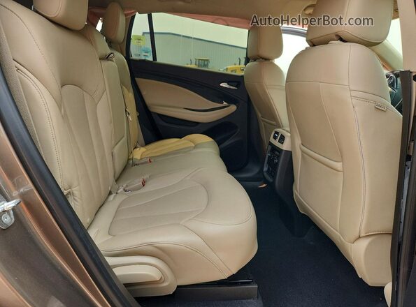 LRBFXESX3GD175020 2016 BUICK ENVISION Brown Widok wnętrza z tyłu