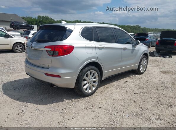 LRBFXESX3HD117510 2017 BUICK ENVISION Серебряный Задняя правая четверть