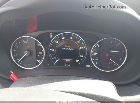 LRBFXESX3HD117510 2017 BUICK ENVISION Серебряный Вид задних сидений