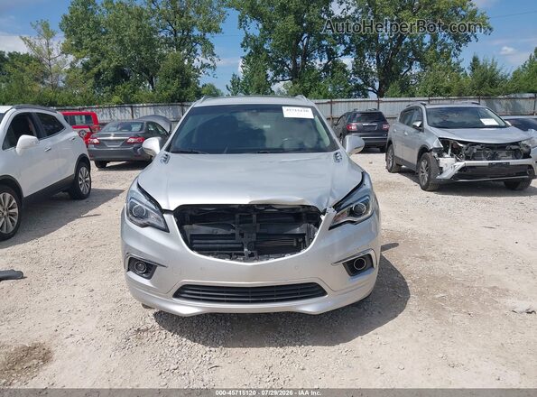 LRBFXESX3HD117510 2017 BUICK ENVISION Серебряный Вид задней части салона