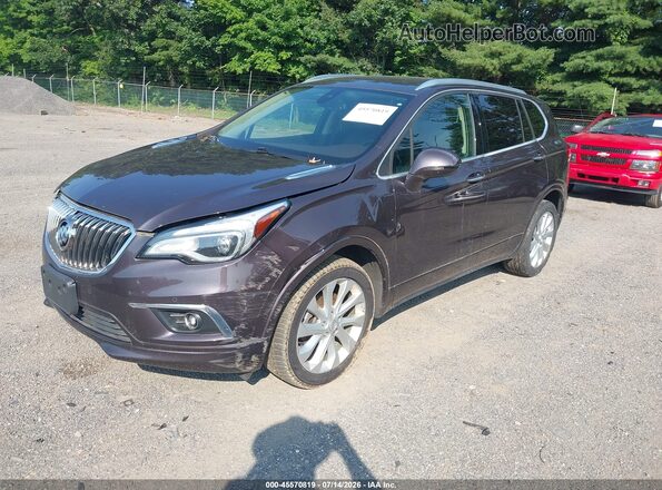 LRBFXESX3HD155187 2017 BUICK ENVISION Purple Vista tres cuartos delantera izquierda