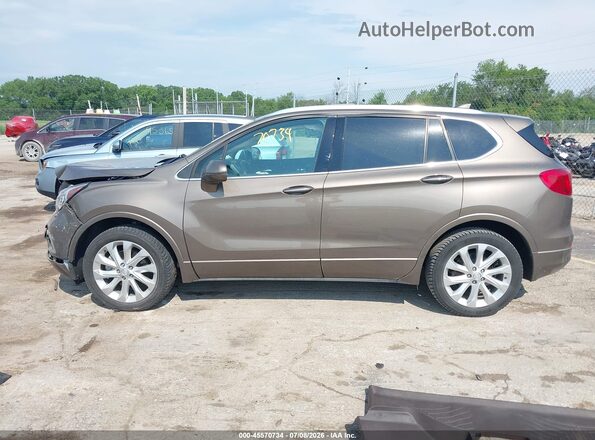 LRBFXESX4GD174703 2016 BUICK ENVISION Gold 360 interior view