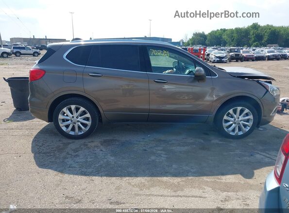 LRBFXESX4GD174703 2016 BUICK ENVISION Gold Rear interior view