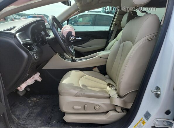 LRBFXESX4HD038248 2017 BUICK ENVISION White წინა სალონის ხედი