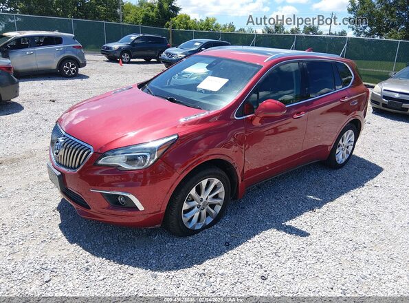 LRBFXESX5GD168005 2016 BUICK ENVISION Red Передня ліва чверть
