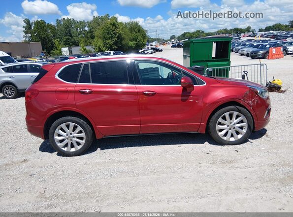 LRBFXESX5GD168005 2016 BUICK ENVISION Red Вид задньої частини салону