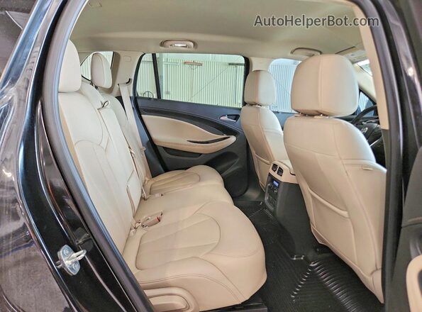 LRBFXESX5GD174015 2016 BUICK ENVISION Black უკანა სალონის ხედი