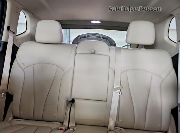 LRBFXESX5GD174015 2016 BUICK ENVISION Black უკანა სავარძლების ხედი