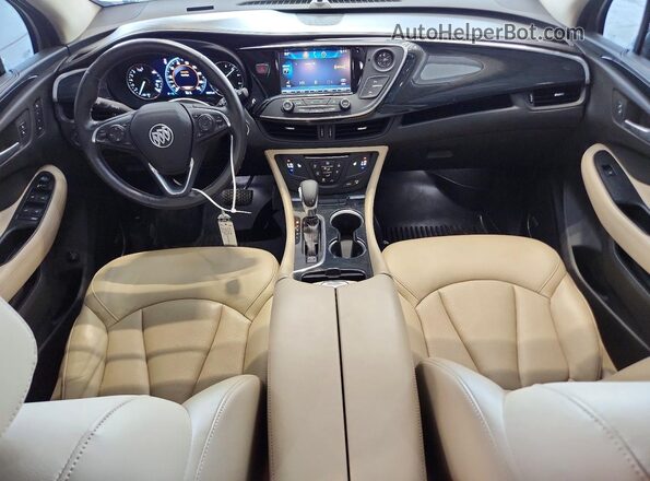 LRBFXESX5GD174015 2016 BUICK ENVISION Black წინა პანელის ხედი