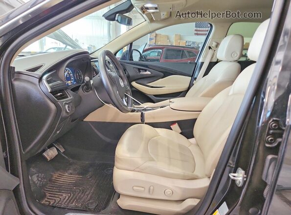 LRBFXESX5GD174015 2016 BUICK ENVISION Black წინა სალონის ხედი