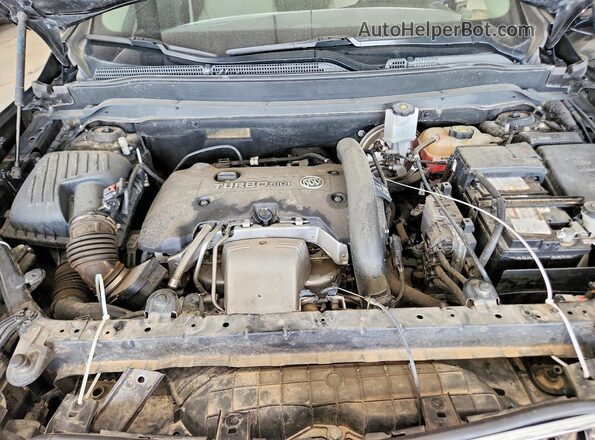 LRBFXESX5GD174015 2016 BUICK ENVISION Black ძრავის განყოფილების ხედი
