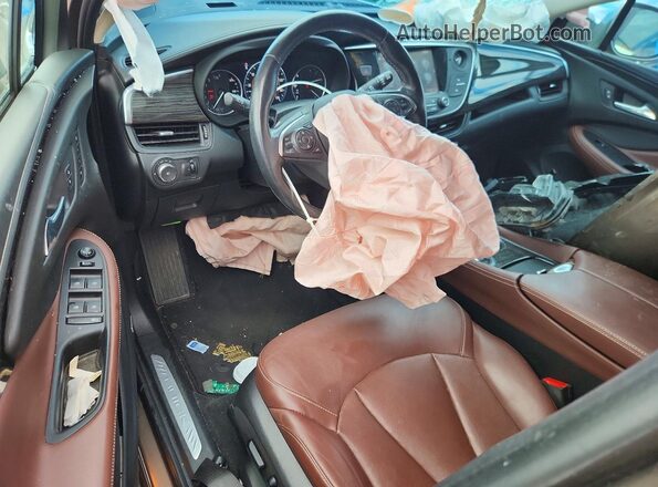 LRBFXESX5HD235574 2017 BUICK ENVISION Brown Widok deski rozdzielczej