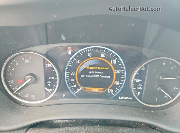 LRBFXESX5HD235574 2017 BUICK ENVISION Brown Widok zestawu wskaźników