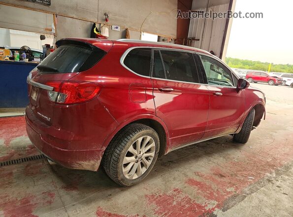 LRBFXESX6HD151845 2017 BUICK ENVISION Red Trasero derecho