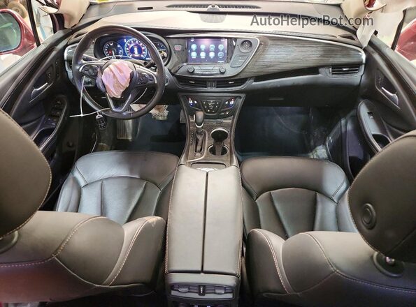 LRBFXESX6HD151845 2017 BUICK ENVISION Red Vista del salpicadero