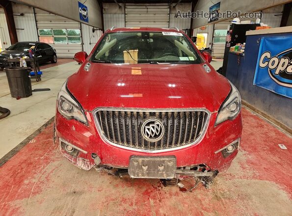 LRBFXESX6HD151845 2017 BUICK ENVISION Red Vista frontal