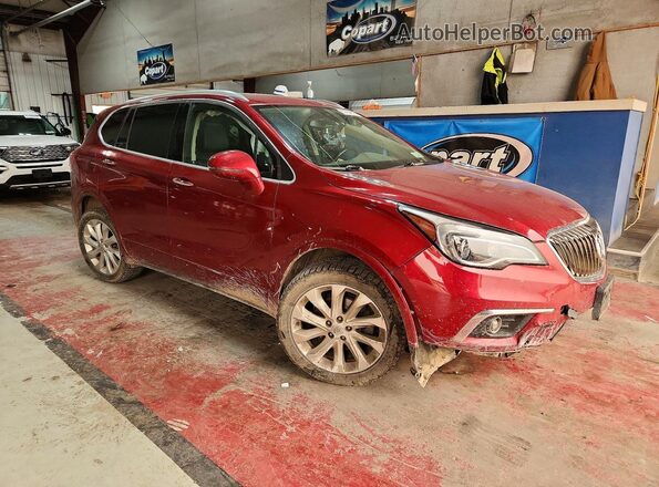 LRBFXESX6HD151845 2017 BUICK ENVISION Red Delantero derecho