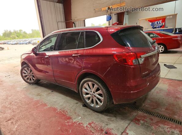 LRBFXESX6HD151845 2017 BUICK ENVISION Red Trasero izquierdo