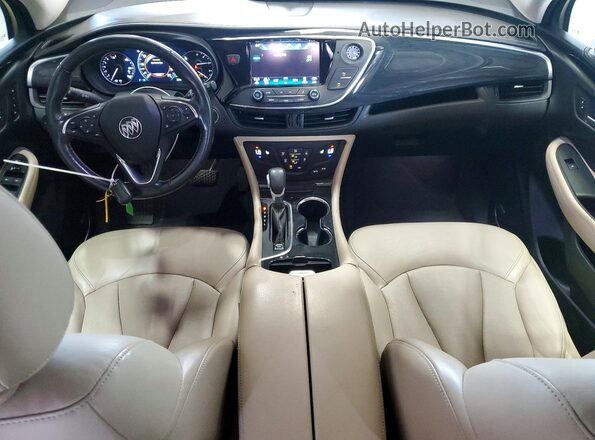LRBFXESX8HD020092 2017 BUICK ENVISION Brown Vista del salpicadero