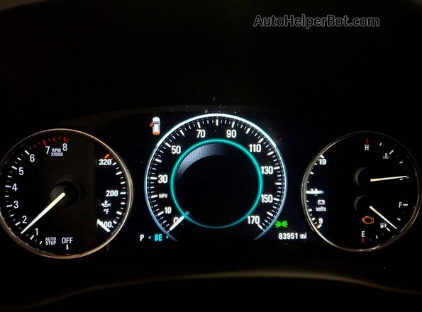 LRBFXESX8HD020092 2017 BUICK ENVISION Brown Vista del cuadro de instrumentos