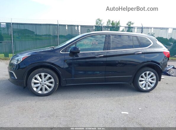 LRBFXESX8HD084715 2017 BUICK ENVISION Black Widok wnętrza 360 stopni
