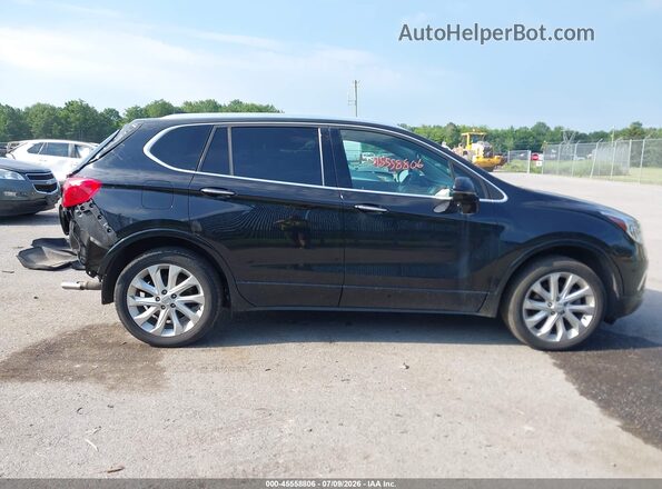 LRBFXESX8HD084715 2017 BUICK ENVISION Black Widok wnętrza z tyłu