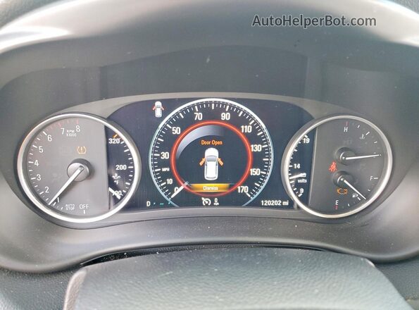 LRBFXESXXGD172986 2016 BUICK ENVISION Purple Widok zestawu wskaźników