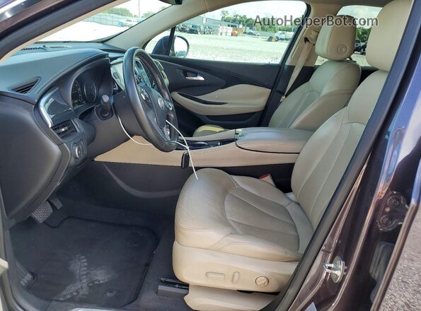 LRBFXESXXGD172986 2016 BUICK ENVISION Purple Widok wnętrza z przodu